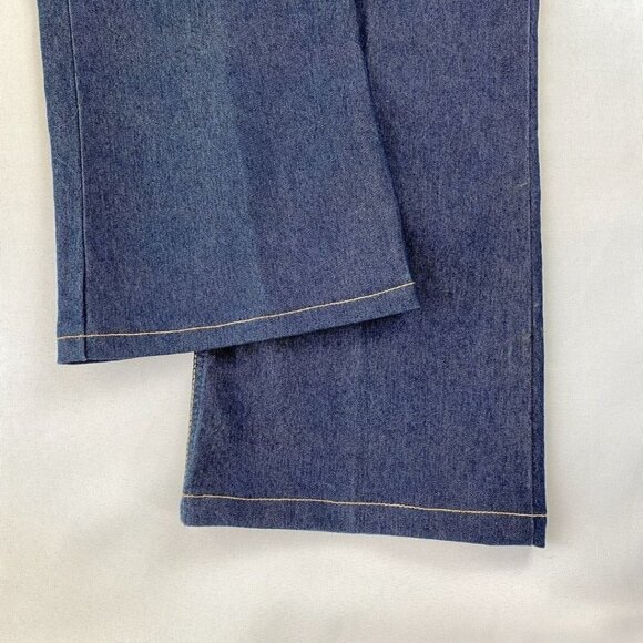 LEVI'S STRAUSS SIGNATURE DARK WASH HIGH RISE FLARED JEANS - 8 - Picture 7 of 8